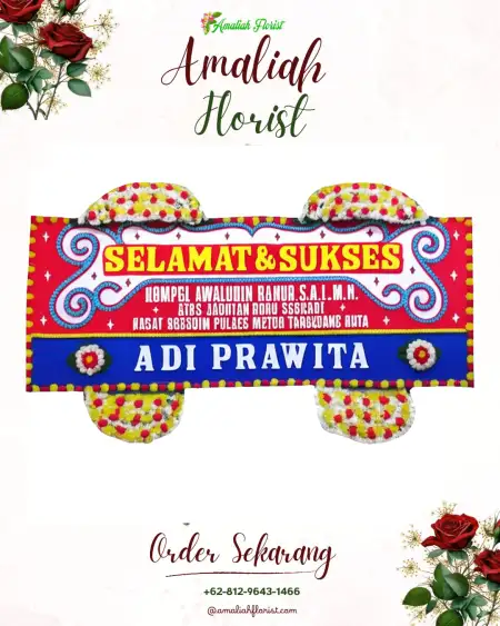 Papan Bunga Ucapan Selamat pelabuhan gresik