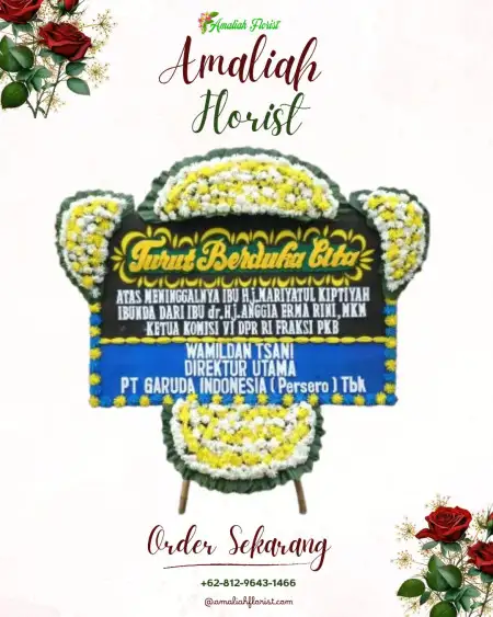 Papan Bunga Duka pelabuhan gresik